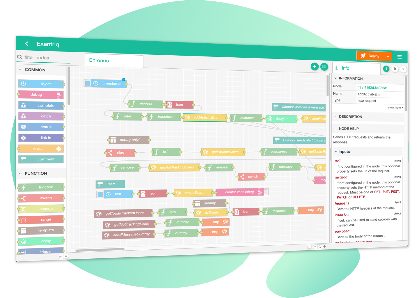 Esempio di interfaccia configuratore agente autonomo 